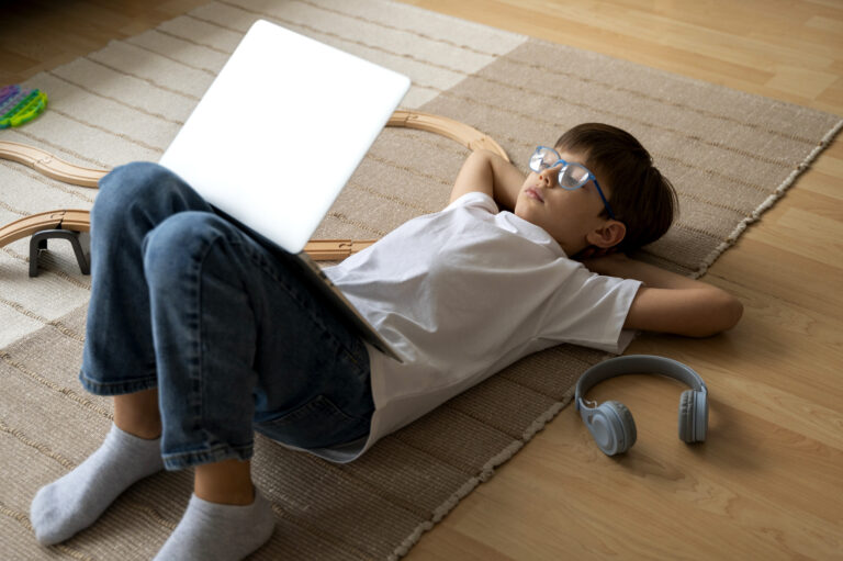 chiropractor adjusting child posture in KL